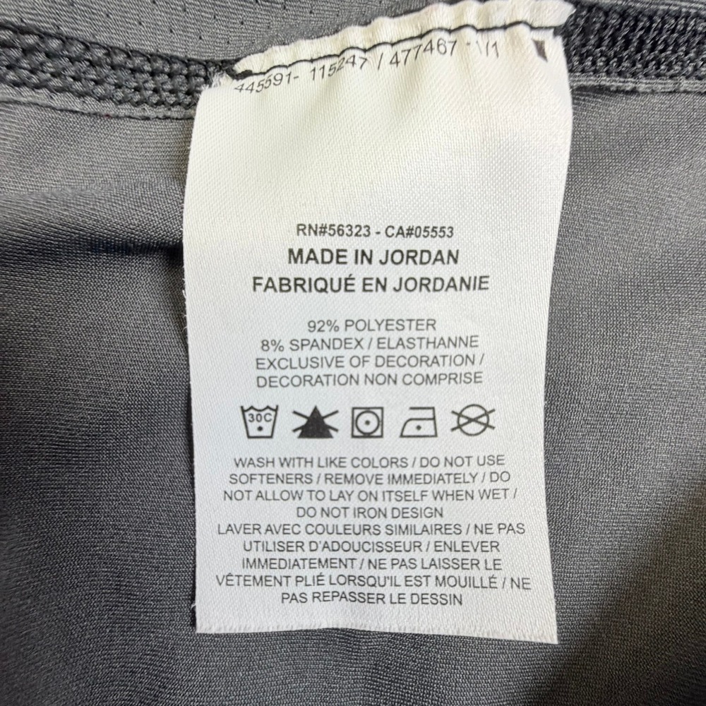 Nike Pro Dri-FIT Shirt Mens XL Gray Long Sleeve Slim Fit Training Top - Picture 4 of 7